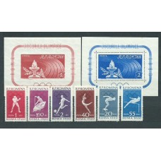 Rumania - Correo 1960 Yvert 1720/5+H,47/8 * Mh Juegos Olimpicos de Roma