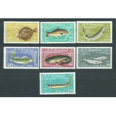 Rumania - Correo 1960 Yvert 1741/7 ** Mnh Fauna. Peces