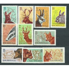 Rumania - Correo 1961 Yvert 1781/90 ** Mnh Fauna