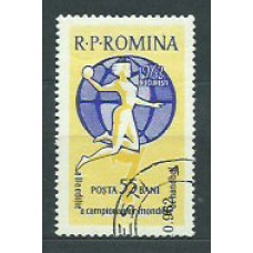 Rumania - Correo 1962 Yvert 1833 usado Deportes