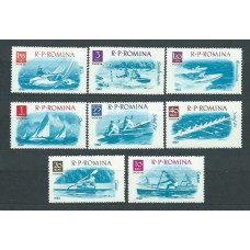 Rumania - Correo 1962 Yvert 1834/41 * Mh Deportes. Barcos