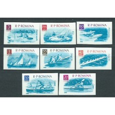 Rumania - Correo 1962 Yvert 1842/9 ** Mnh  Deportes. Barcos