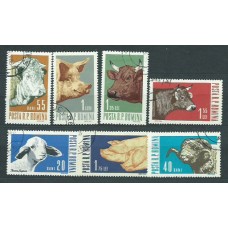 Rumania - Correo 1962 Yvert 1889/95 usado Fauna