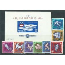 Rumania - Correo 1964 Yvert 1976/83+H,56 ** Mnh Deportes