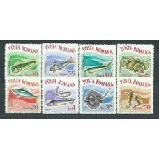 Rumania - Correo 1964 Yvert 2001/8 ** Mnh Fauna. Peces