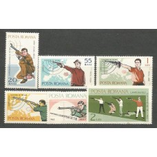 Rumania - Correo 1965 Yvert 2126/31 ** Mnh Deportes Tiro