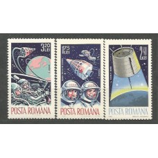 Rumania - Correo 1965 Yvert 2142/4 ** Mnh Astrofilatelia