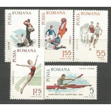 Rumania - Correo 1965 Yvert 2170/4 ** Mnh Deportes