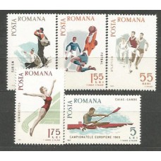 Rumania - Correo 1965 Yvert 2170/4 ** Mnh Deportes