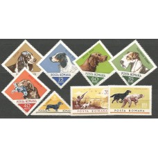 Rumania - Correo 1965 Yvert 2185/92 ** Mnh Fauna Perros