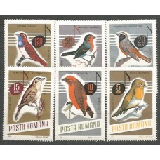 Rumania - Correo 1966 Yvert 2211/8 ** Mnh Fauna Aves