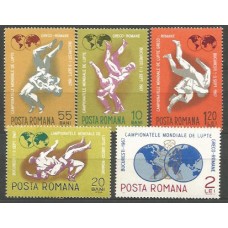 Rumania - Correo 1967 Yvert 2324/8 ** Mnh Deportes