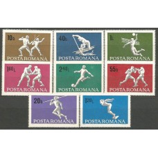 Rumania - Correo 1969 Yvert 2446/53 ** Mnh Deportes