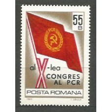 Rumania - Correo 1969 Yvert 2476 ** Mnh Bandera