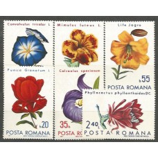 Rumania - Correo 1971 Yvert 2614/9 ** Mnh Flores