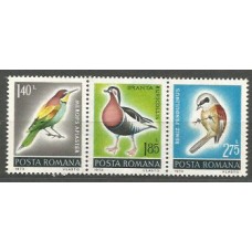 Rumania - Correo 1973 Yvert 2741/3 ** Mnh Aves