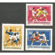 Rumania - Correo 1975 Yvert 2881/3 ** Mnh Deportes