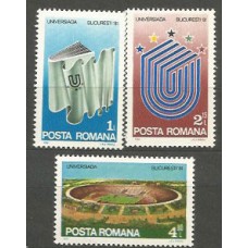 Rumania - Correo 1981 Yvert 3337/9 ** Mnh