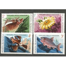 Rumania - Correo 1984 Yvert 3497/500 ** Mnh Fauna y Flora