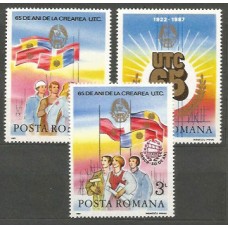 Rumania - Correo 1987 Yvert 3726/8 ** Mnh