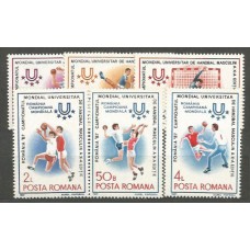 Rumania - Correo 1987 Yvert 3737/42 ** Mnh Deportes