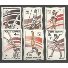 Rumania - Correo 1991 Yvert 3934/9 ** Mnh Deportes Gimnasia