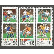 Rumania - Correo 1994 Yvert 4170/5 ** Mnh Deportes. Fútbol