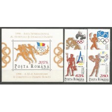 Rumania - Correo 1994 Yvert 4175A/D+H,237 ** Mnh Deportes