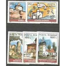 Rumania - Correo 1995 Yvert 4277/81 ** Mnh Monumentos