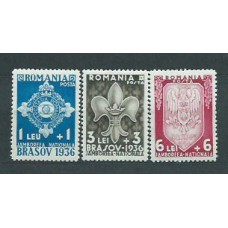 Rumania - Correo 1936 Yvert 505/7 ** Mnh