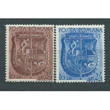 Rumania - Correo 1943 Yvert 737/8 * Mh Deportes