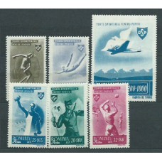 Rumania - Correo 1945 Yvert 843/8 * Mh Deportes