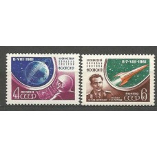 Rusia - Correo 1961 Yvert 2452/3 ** Mnh Astro