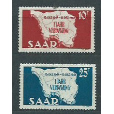 Sarre - Correo Yvert 248/9 ** Mnh