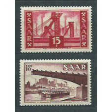 Sarre - Correo Yvert 337/8 ** Mnh