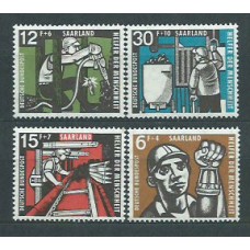 Sarre - Correo Yvert 386/9 ** Mnh