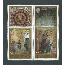 República Serbia (de Bosnia) - Correo Yvert 178/81 ** Mnh Frescos