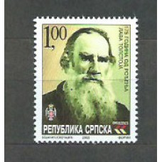 República Serbia (de Bosnia) - Correo Yvert 264 ** Mnh León Tolstoï