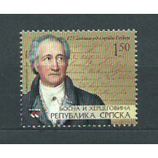 República Serbia (de Bosnia) - Correo Yvert 385 ** Mnh Goethe