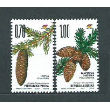 República Serbia (de Bosnia) - Correo Yvert 387/8 ** Mnh Flora