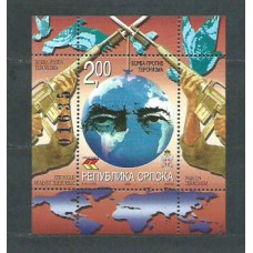 República Serbia (de Bosnia) - Hojas Yvert 6 ** Mnh Contra el terrosrismo