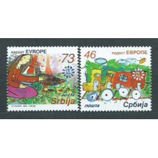Serbia - Correo Yvert 151/2 ** Mnh Dibujos infantiles