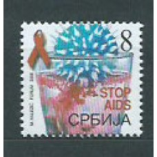 Serbia - Beneficencia Yvert 3 ** Mnh Lucha contra el sida