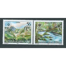 Serbia Montenegro - Correo Yvert 3041/2 ** Mnh