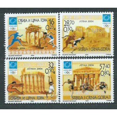 Serbia Montenegro - Correo Yvert 3043/6 ** Mnh Olimpiadas de Atenas