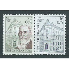 Serbia Montenegro - Correo Yvert 3054/5 ** Mnh Banco nacional