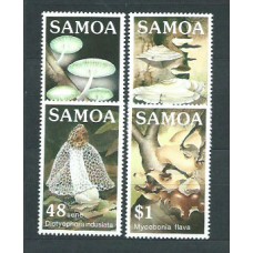 Samoa - Correo Yvert 580/83 ** Mnh Flores. Setas