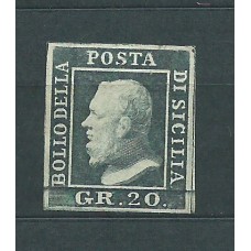 Italia Antiguos Estados - Sicilia Correo Yvert 23 (*) Mng