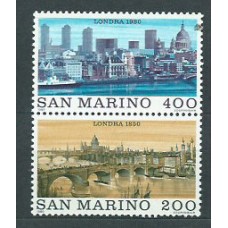 San Marino - Correo 1980 Yvert 1009/10 ** Mnh Ciudades del mundo
