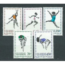 San Marino - Correo 1980 Yvert 1013/7 ** Mnh Olimpiadas de Moscu